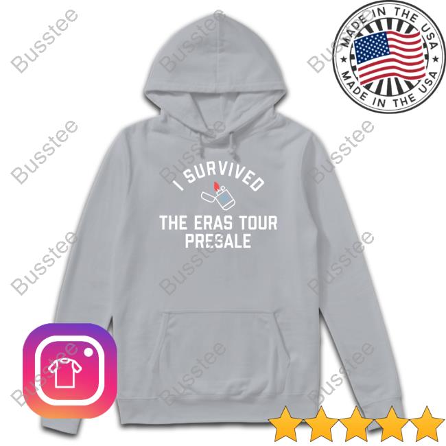 I Survived The Eras Tour Presale Tee Shirt