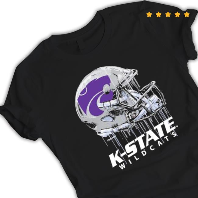 Kansas State Wildcats Toddler Dripping Helmet Hooded Sweatshirt Kansas State Wildcats Toddler Dripping Helmet Crewneck Sweatshirt