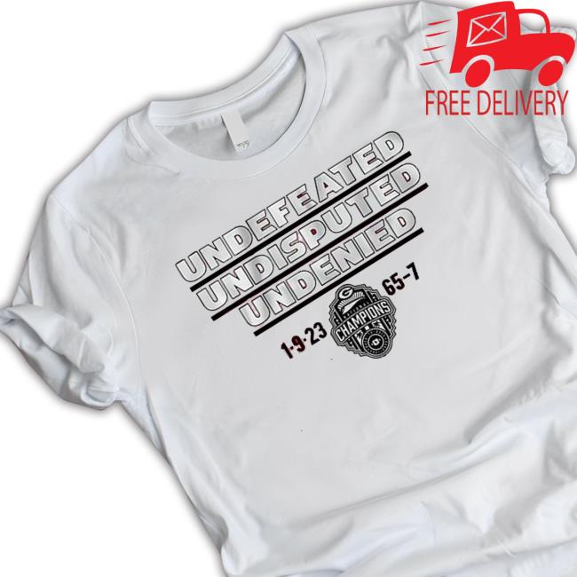 Georgia Football Undefeated Undisputed Undenied Tee