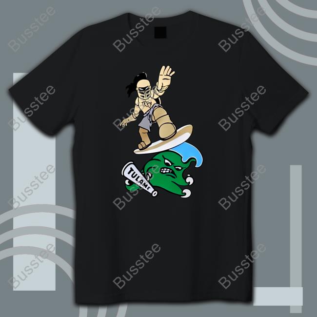 Ucf Tulane Green Wave Logo Tee Shirt Elite Empire Athletes