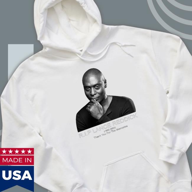 1962-2023 Rip Lance Reddick Thank You For The Memories shirt, hoodie, tank top, sweater and long sleeve t-shirt 1962-2023 Rip Lance Reddick Thank You For The Memories shirt