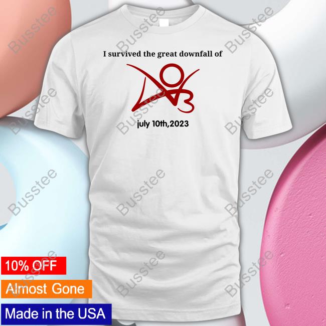 I Survived The Great Downfall Of AO3 July 10Th, 2023 Tank Top