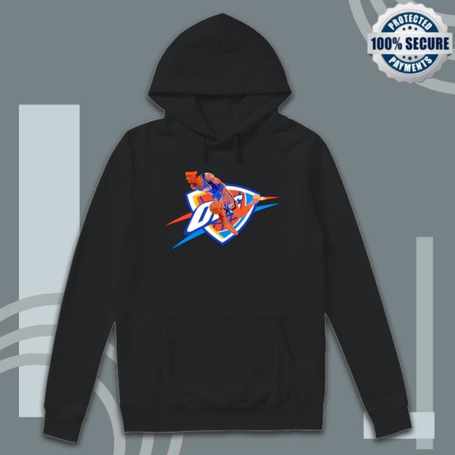 Oklahoma City Thunder Shai Gilgeous-Alexander In Action T-Shirt