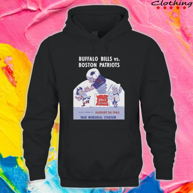 Buffalo Bills Vs Boston Patriots War Memorial Stadium T-shirt