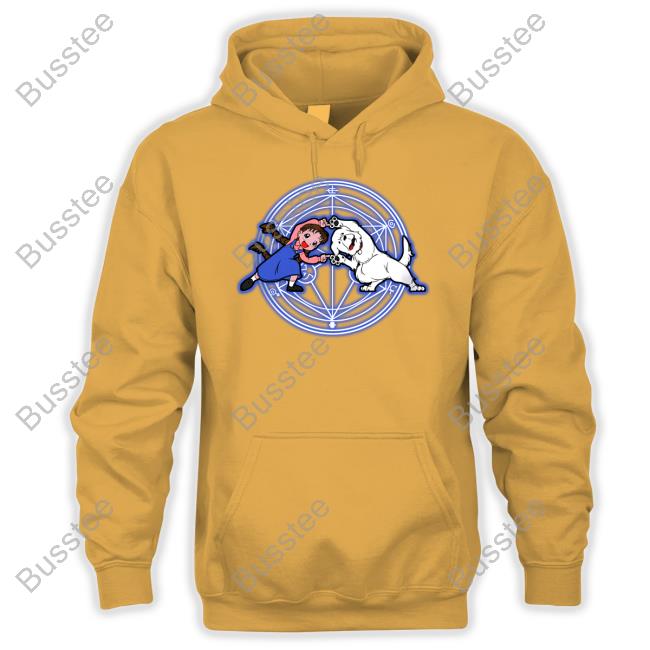 Daij Dreamcon Wearing Nina Tucker Fullmetal Alchemist Fusion Sweatshirt
