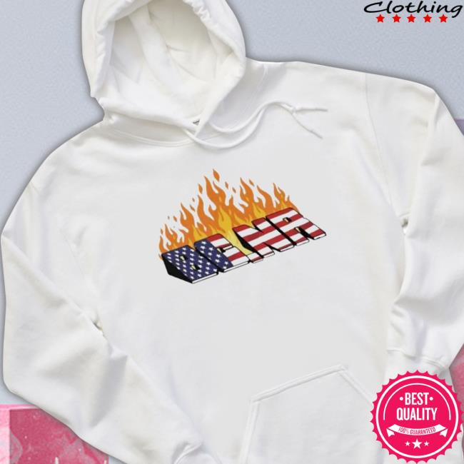 Official Music And Merch Flame Logo White shirt
