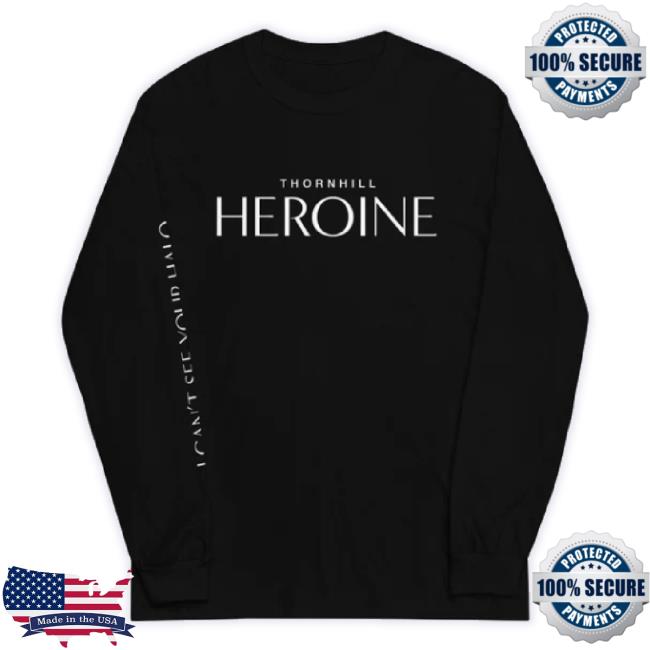 Original 24Hundred Merch Store Thornhill Heroine New Shirt (Black) 24Hundred Shop