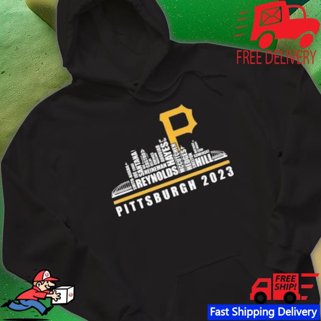 Design Pittsburgh Pirates 2023 Season Team Players Names In City shirt