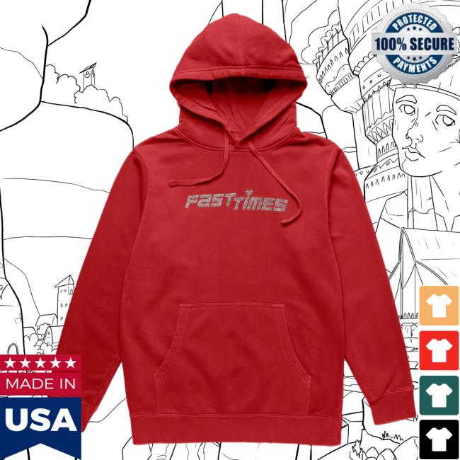 Official Sabrina Carpenter Merch Store Sabrina Carpenter Speed - Rhinestone Hooded Sweatshirt - Red
