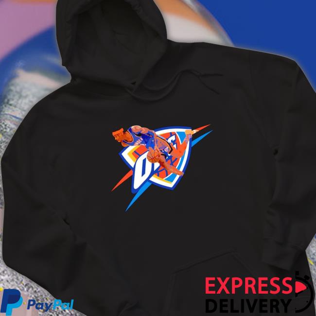 Oklahoma City Thunder Shai Gilgeous-Alexander In Action T-Shirt Oklahoma City Thunder Shai Gilgeous-Alexander In Action Sweatshirts