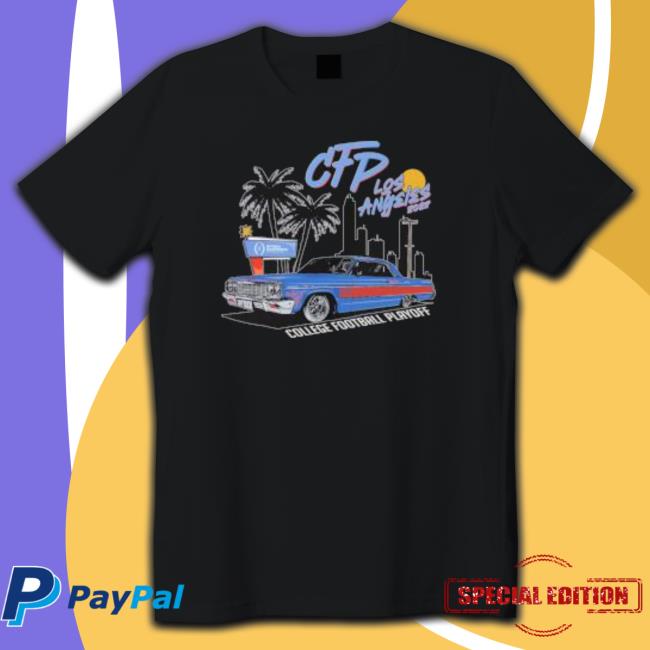 College Football Playoff 2023 National Championship Game Low Rider Car Black Shirts