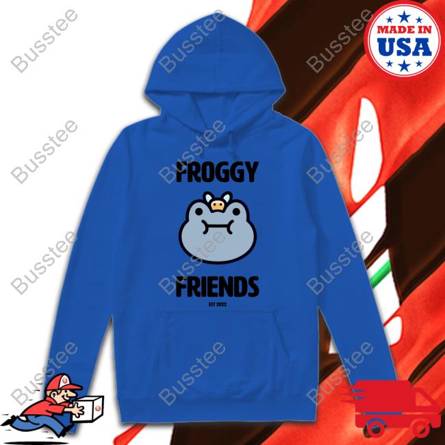 Froggy Friends Est 2022 Hooded Sweatshirt