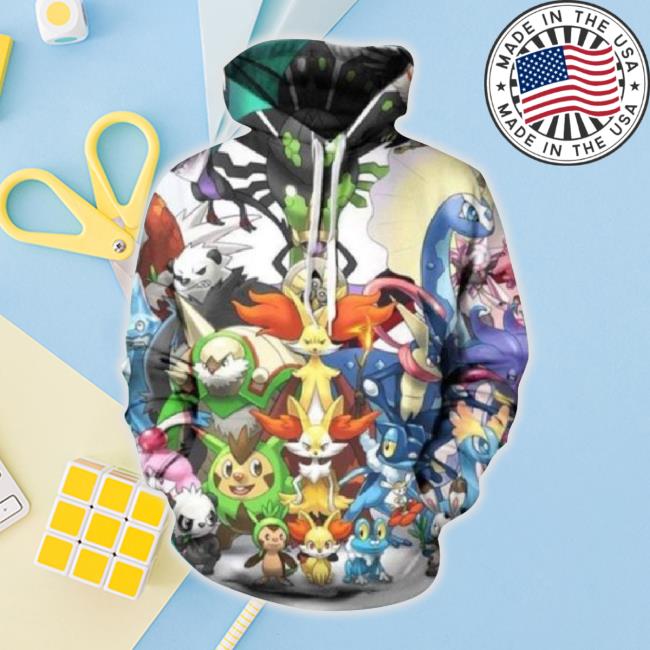Pokemon All In One 3D Hoodie Impressive Gift For Men And Women