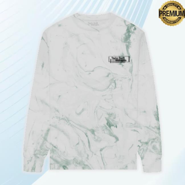 Taylor Swift Midnights Green Tie Dye Hoodie Sweatshirt
