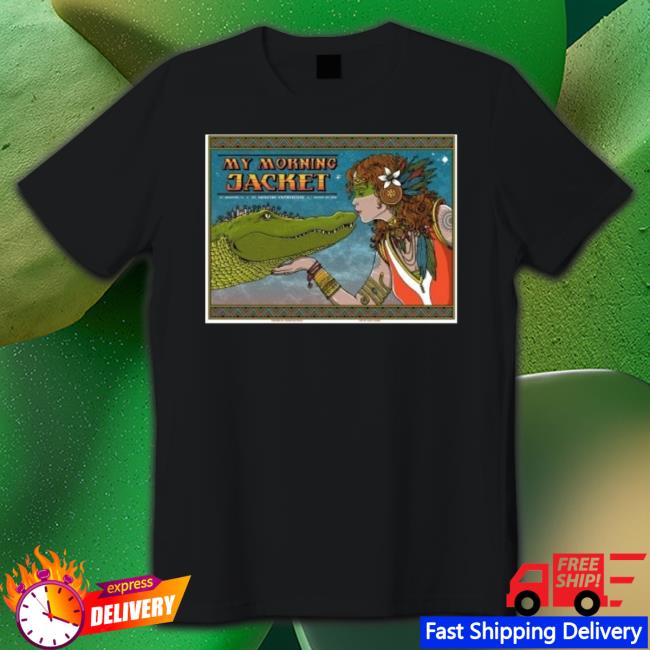 Official My Morning Jacket Saint Augustine 15 Leunig Poster shirt