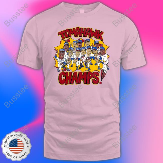 Vintage 1991 Atlanta Braves Tomahawk Champs T Shirt