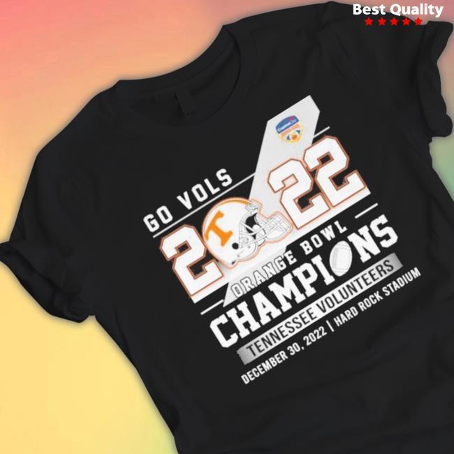 Go Vols 2022 Orange Bowl Champions Tennessee Volunteers Sweater Go Vols 2022 Orange Bowl Champions Tennessee Volunteers Long Sleeve Shirt