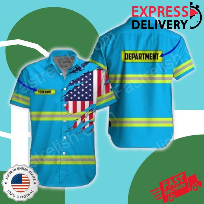 Official Heavy Equipment Workwear Custom Name Hawaiian TankTop