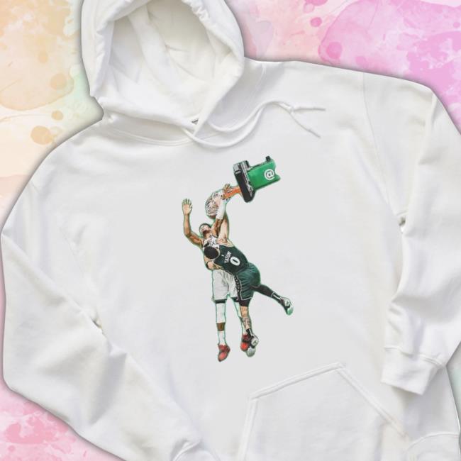 Tatum Dunking Basketball Hooded Sweatshirt