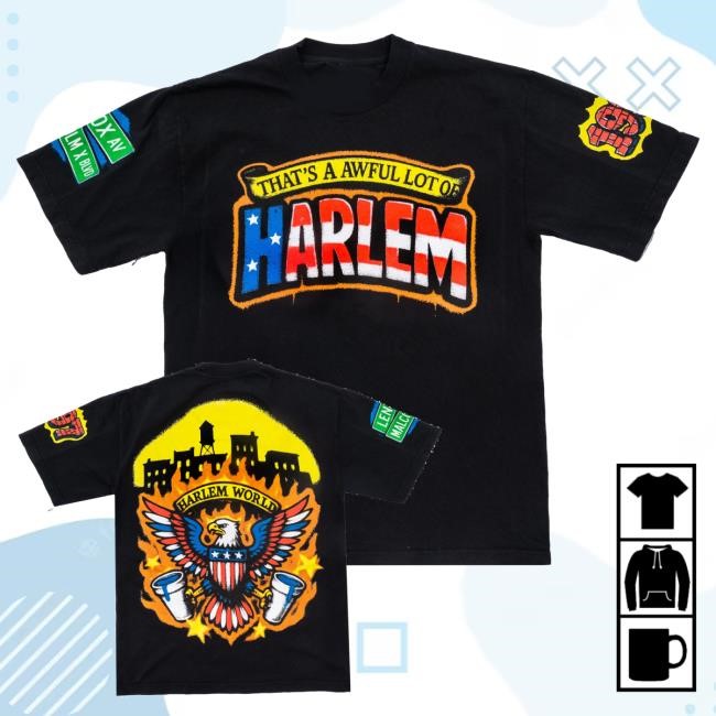 Thats A Awful Lot Of Cough Syrup Merch Shop Store Awful Lot Of Harlem Classic Shirt