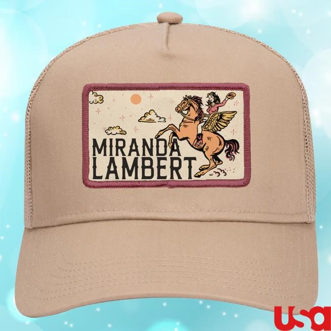 Official Miranda Lambert Merch Pegasus Trucker cap
