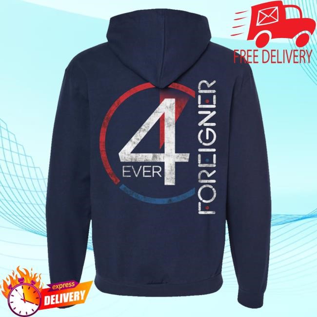 Foreigner Merch 4Ever Zip Tee Shirt