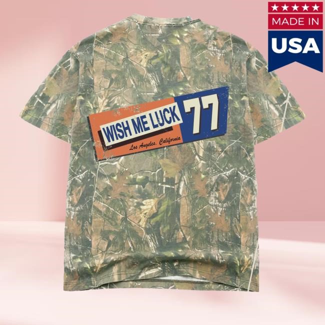 Wishmeluck Brand Merch Shop Store Official 77 Souvenir Camo Hoodie Sweatshirt