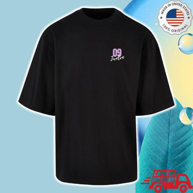 Original Never Settle Oversized Long Sleeve T Shirt Black & Lilac 09 Twelve Shop