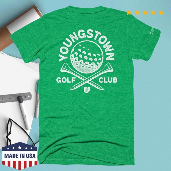 Youngstown Clothing Co Merch Youngstown Golf Club Pocket Crewneck Sweatshirt