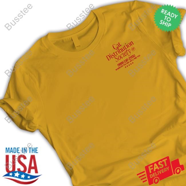 Cat Distribution Society Tee Shirt