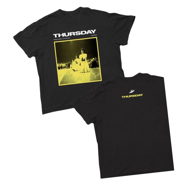 Thursday Merch Store T.I.O.A.F.L / W.B. Yellow / Black Crewneck Sweatshirt