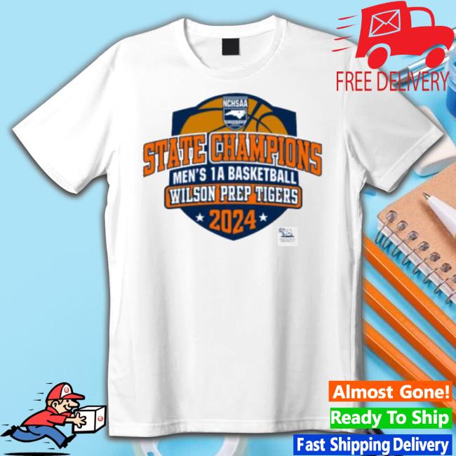 Trending Nchsaa State Champions Men’S 1A Basketball Wilson Prep Tigers 2024 Sweatshirt