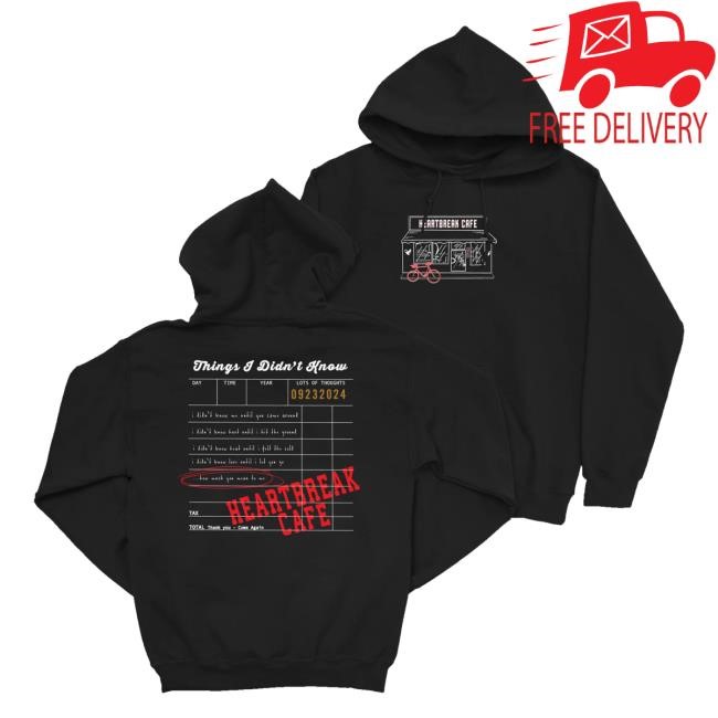 Downright Merch Shop Dalton Mauldin - Heartbreak Cafe Tee Shirt