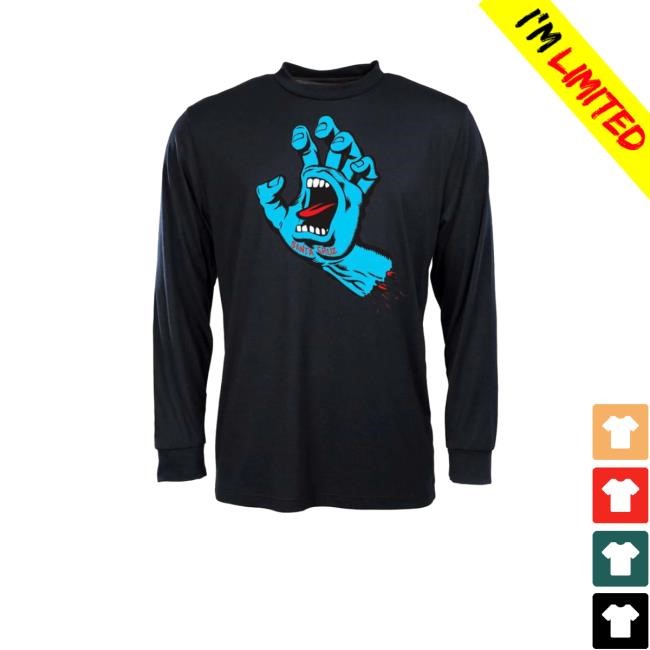 Blacksheep Store Santa Cruz Screaming Hand Longsleeve T-Shirt