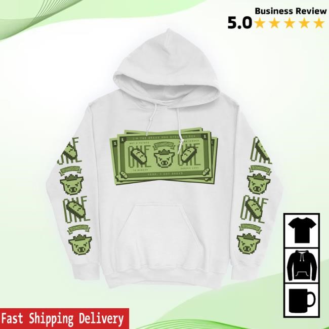 Technoblade Store The Bread Man Hoodie White Crewneck Sweatshirt