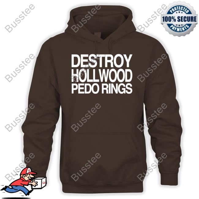 Barely Legal Clothing Destroy Hollwood Pedo Rings Shirts