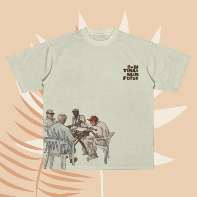 Bad Bunny Official Merch Debi Tirar Mas Fotos Juego De Dominó New Shirt