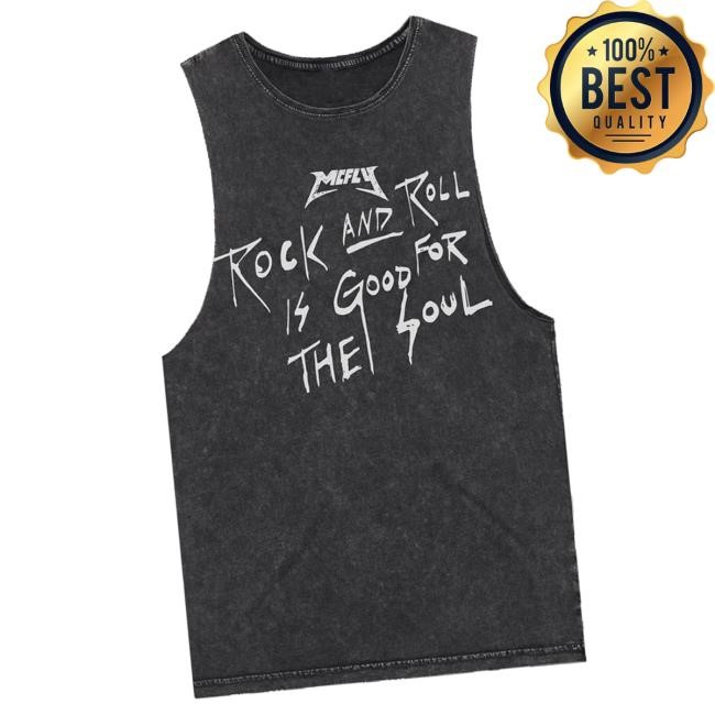 Official Mcfly Merch Power To Play Good For The Soul Vest Crewneck Sweatshirt