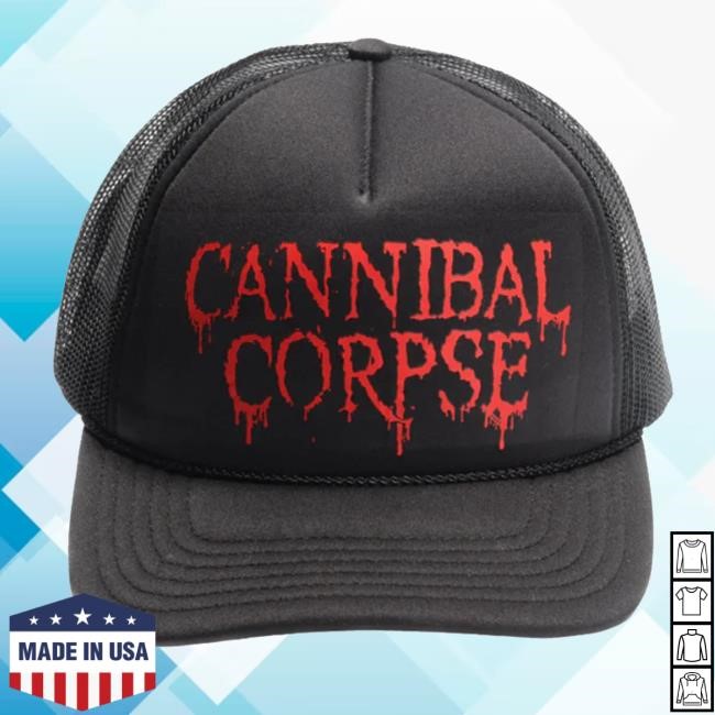 Cannibal Corpse Merch Logo Foam Trucker Hat