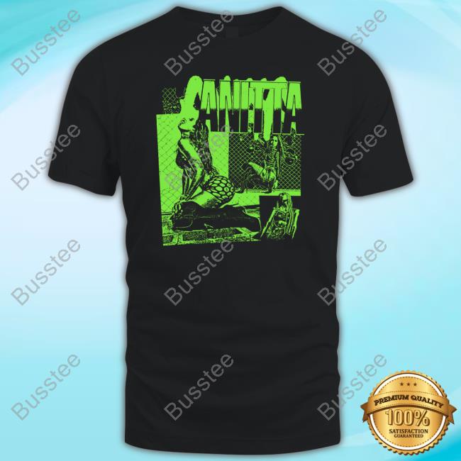 Anitta Green Collage Tee Shirt