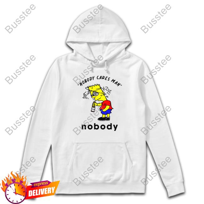 Official Nobody_Clothing Nobody Cares Man Nobody Hoodie