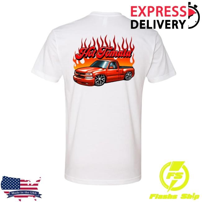 Tomsrefurb Merch Hot Tomata White Long Sleeve T Shirt