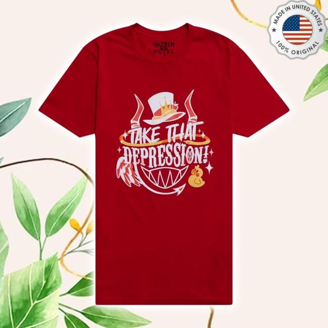 Hazbin Hotel Take That Depression Tank Top Hazbin Hotel Merch Store