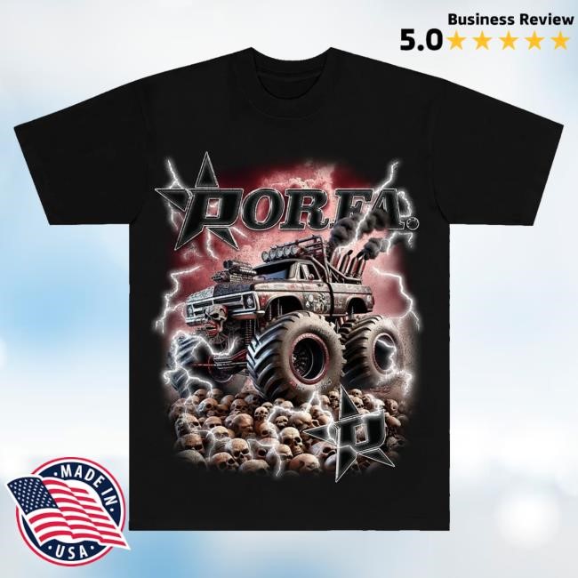 Por Favor The Brand Merch Store Holiday 2024 Monster Truck Tee - Black Sweatshirt