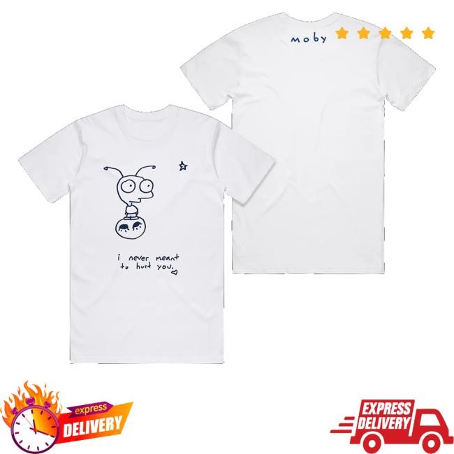 Store Moby I Never Meant To Hurt You Cartoon White Tank Top