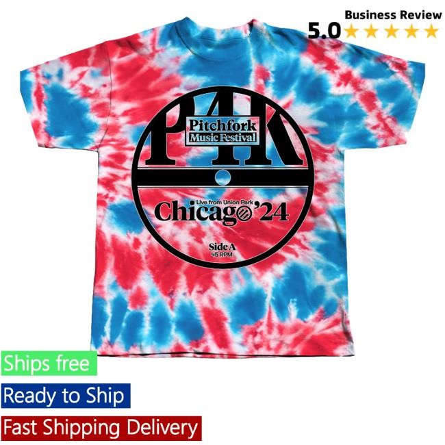 Pitchfork 2024 Tie Dye Tee Shirt