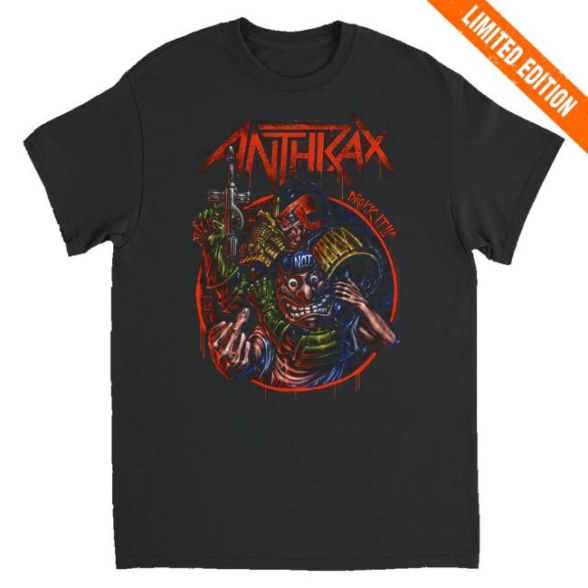 Anthrax Merch Shop Store Official Drokk It Long Sleeve T Shirt