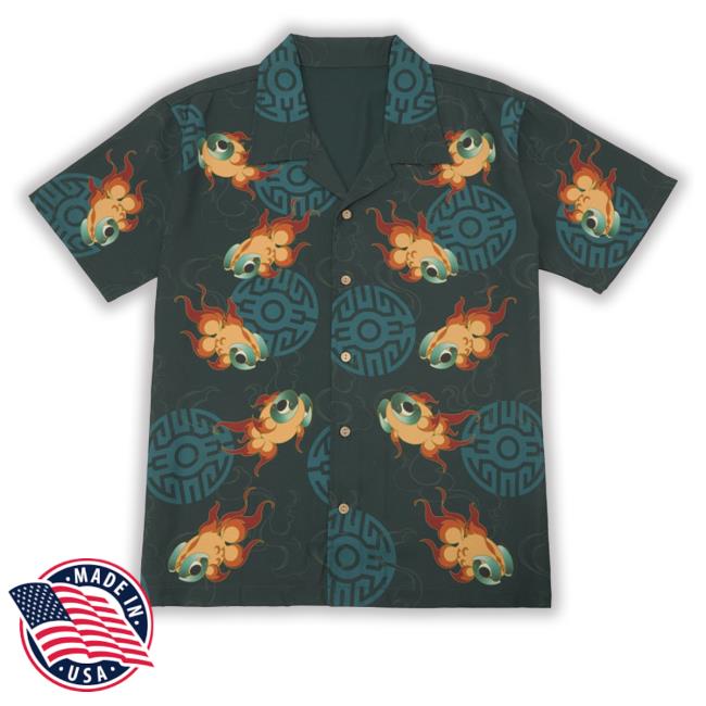Open-Collared Chi-Yu Pokémon New Shirt