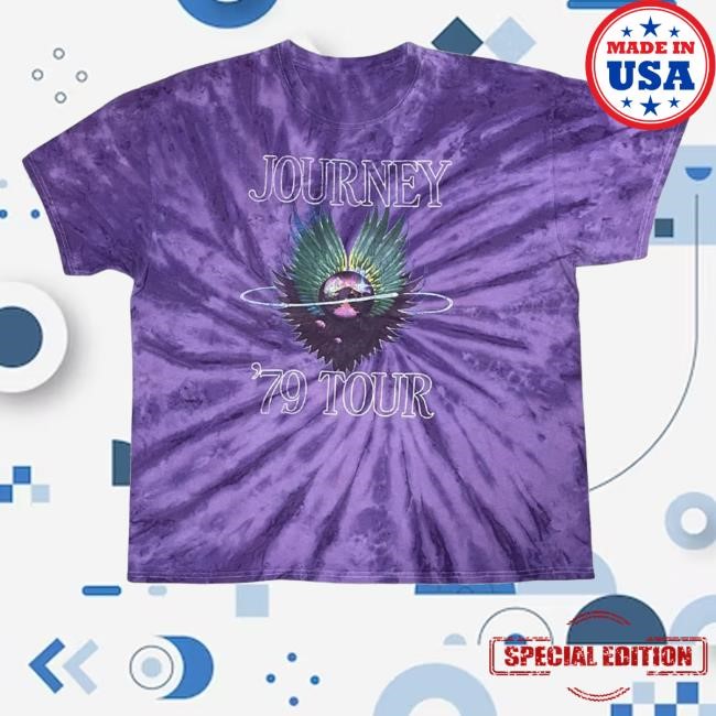 Rockoso Shop Journey 79 Tour Tie Dye Morado Shirts