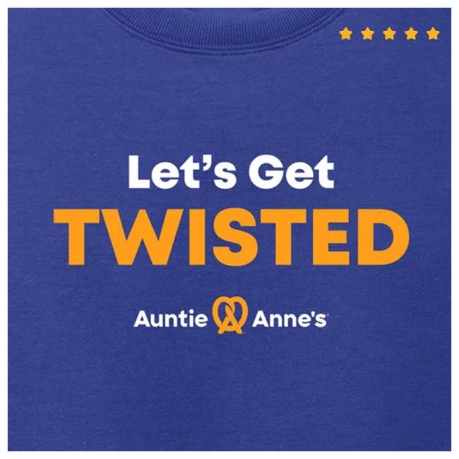 Auntie Anne's Swag Merch Twisted Zip Up Hoodie